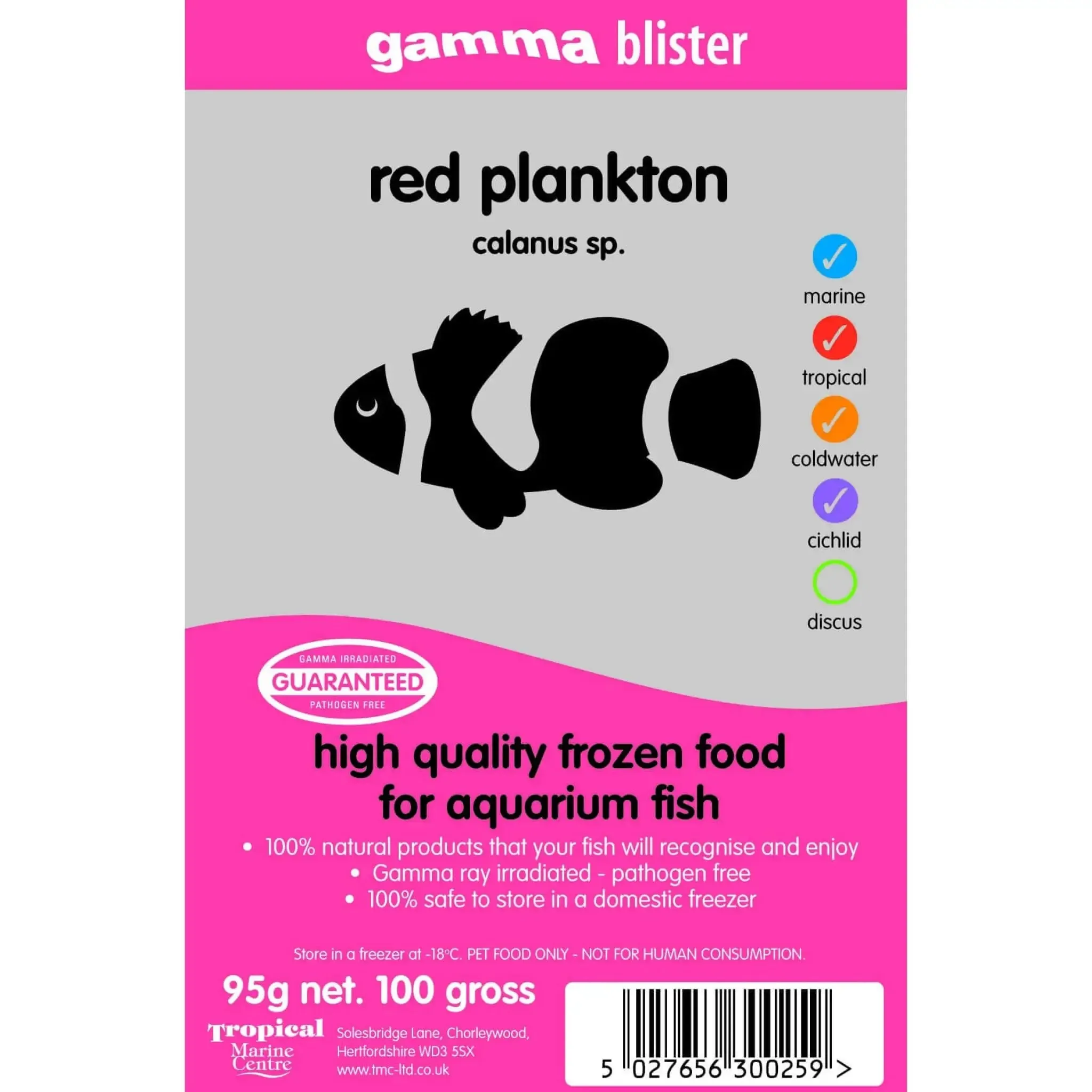 Gamma Frozen Blister Red Plankton 95g