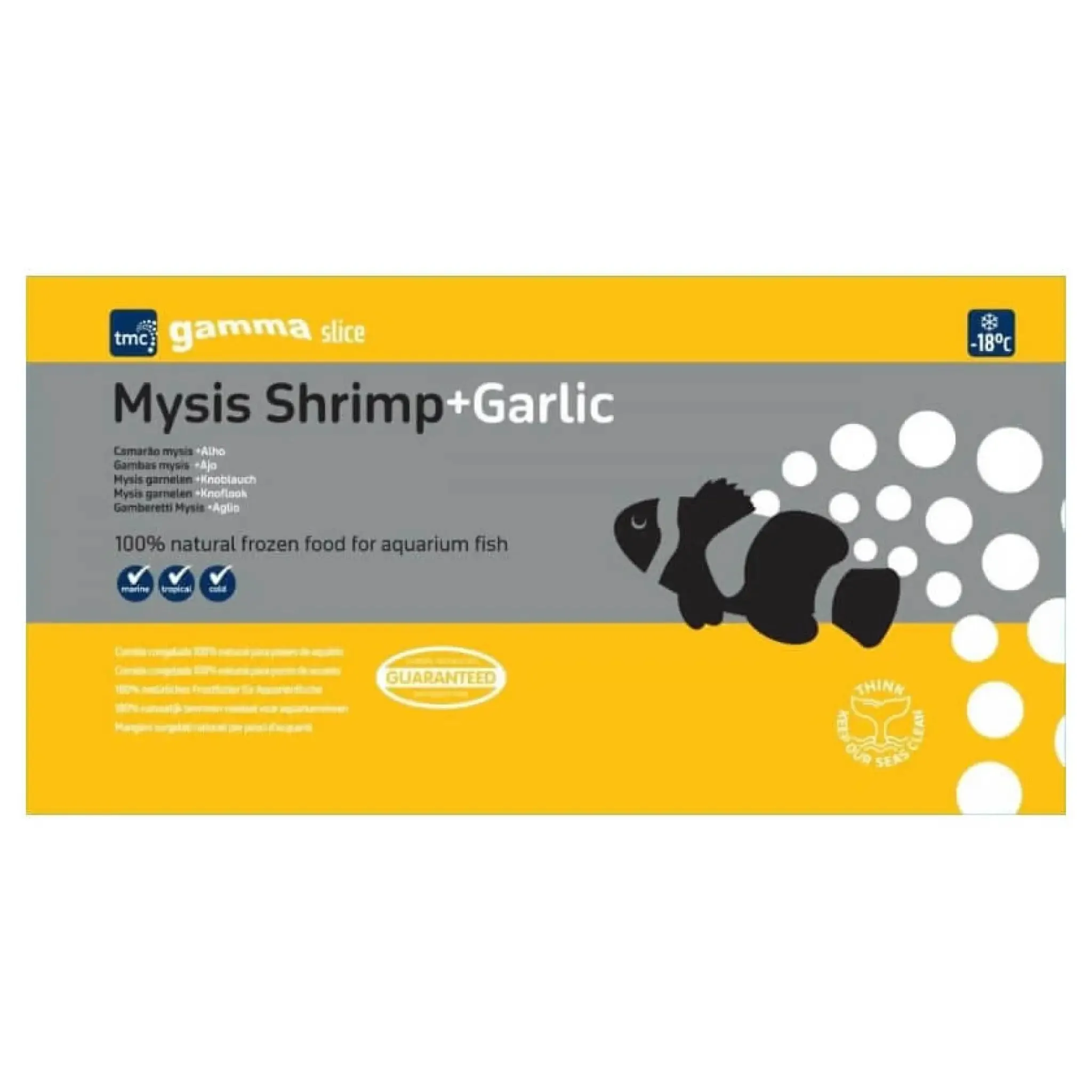 Gamma Frozen Slice Mysis Shrimp   Garlic 250g