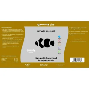 Gamma Slice Whole Mussel 250g