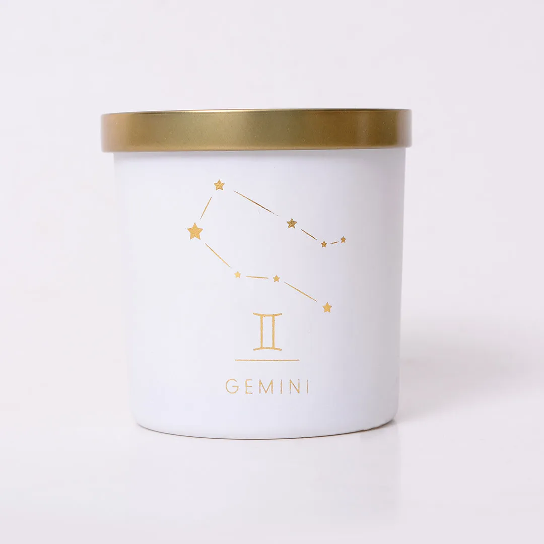 Gemini Zodiac Scented Jar Candle - Set of 2