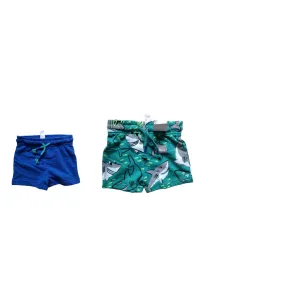 George 2 Pack Aquatic Younger Boys Shorts