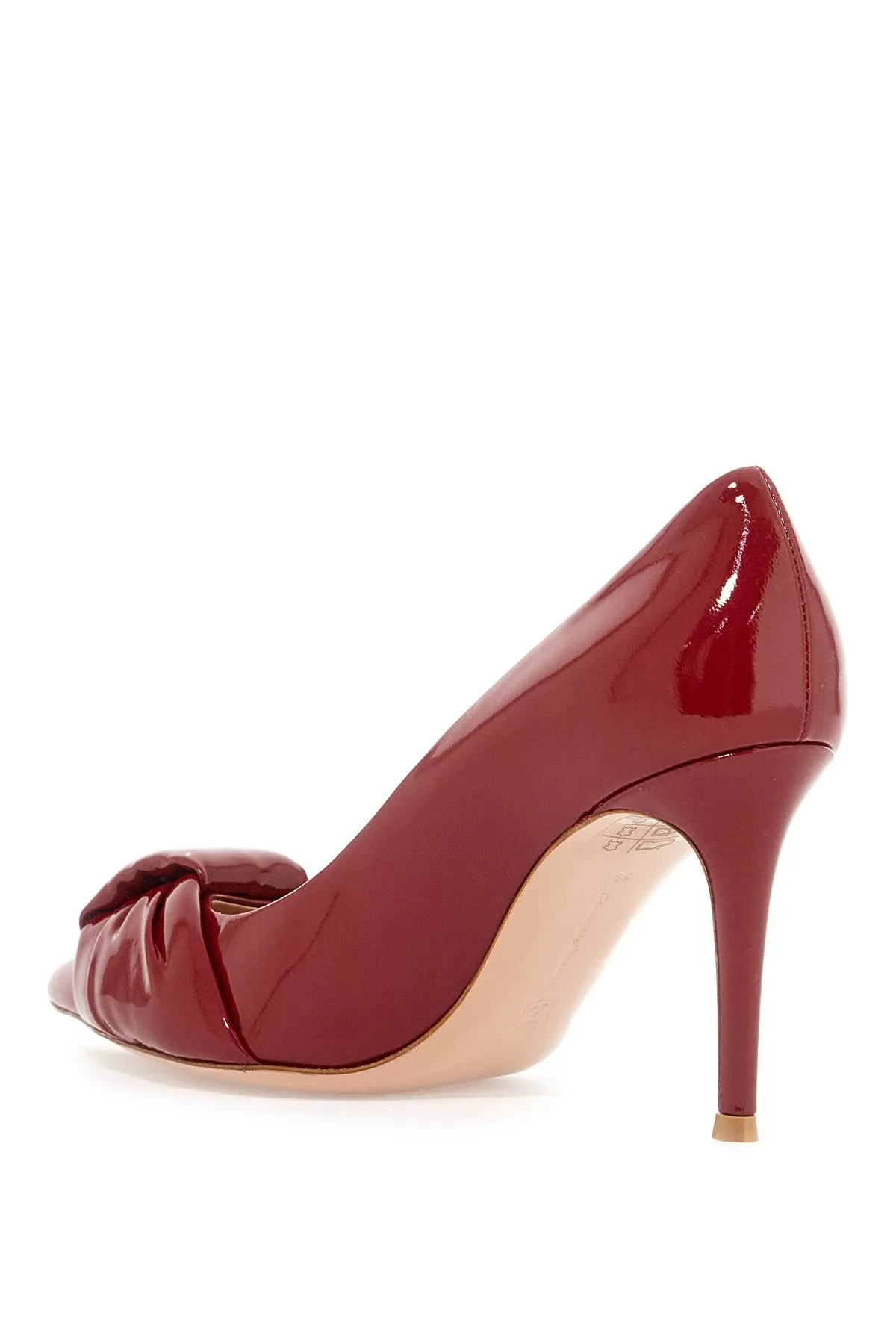 Gianvito Rossi 'patent leather dã©collet