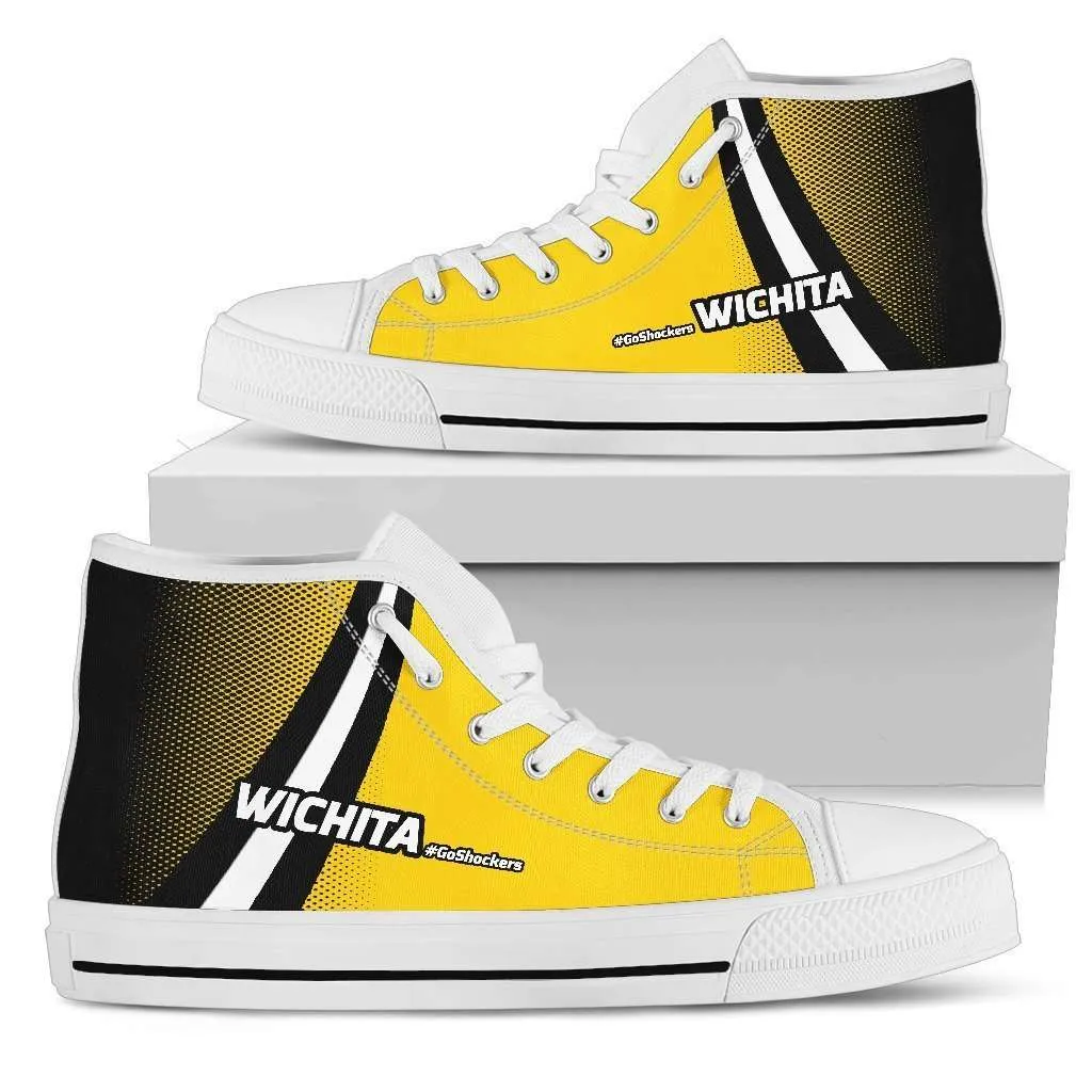 #GoShockers Wichita Canvas High Top Shoes