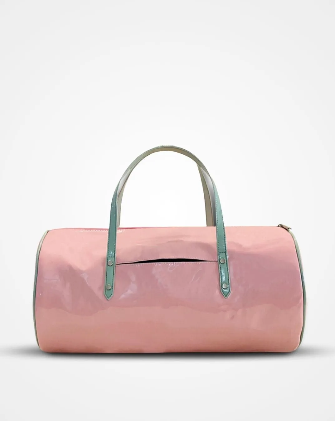 Green and Pink Magpie Tripper - Overnight Drum Bag