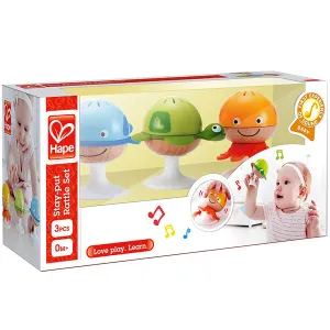 Hape Stay-Put Rattle Set (0mo )