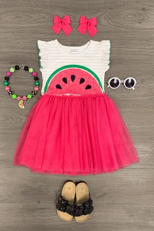 Hot Pink Watermelon Tutu Dress