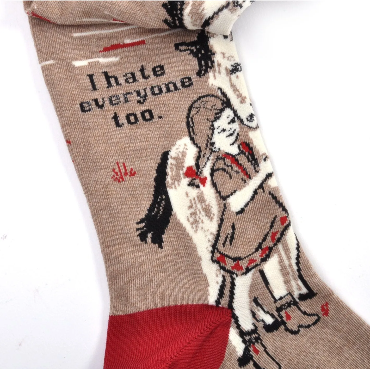 I Hate Everyone Too Equestrian Horse Socks