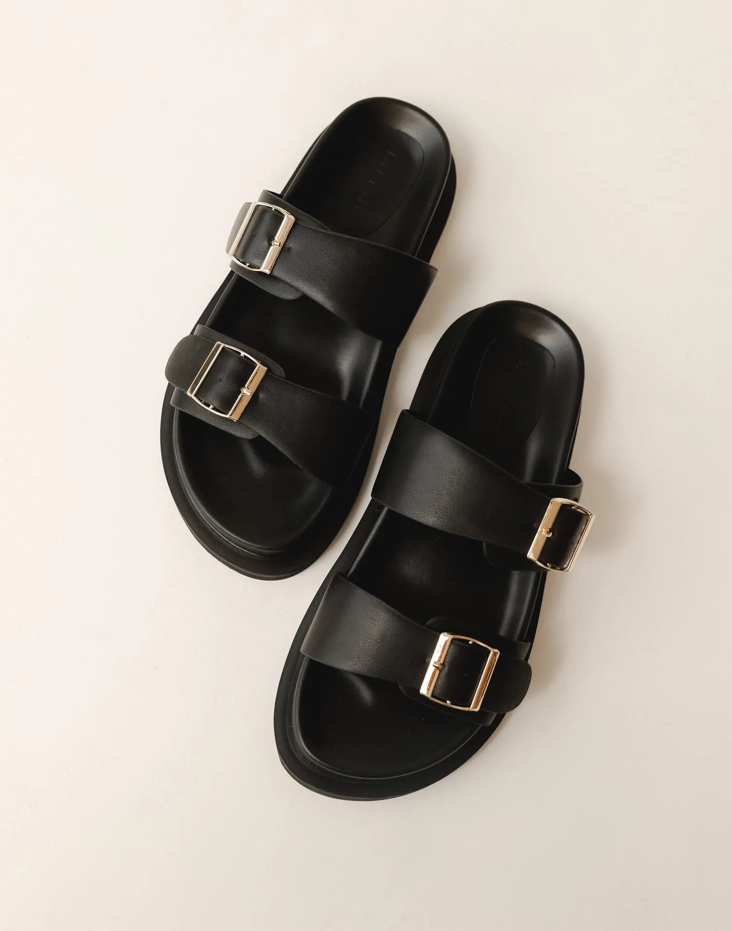 Imrie Slides (Black) - By Billini