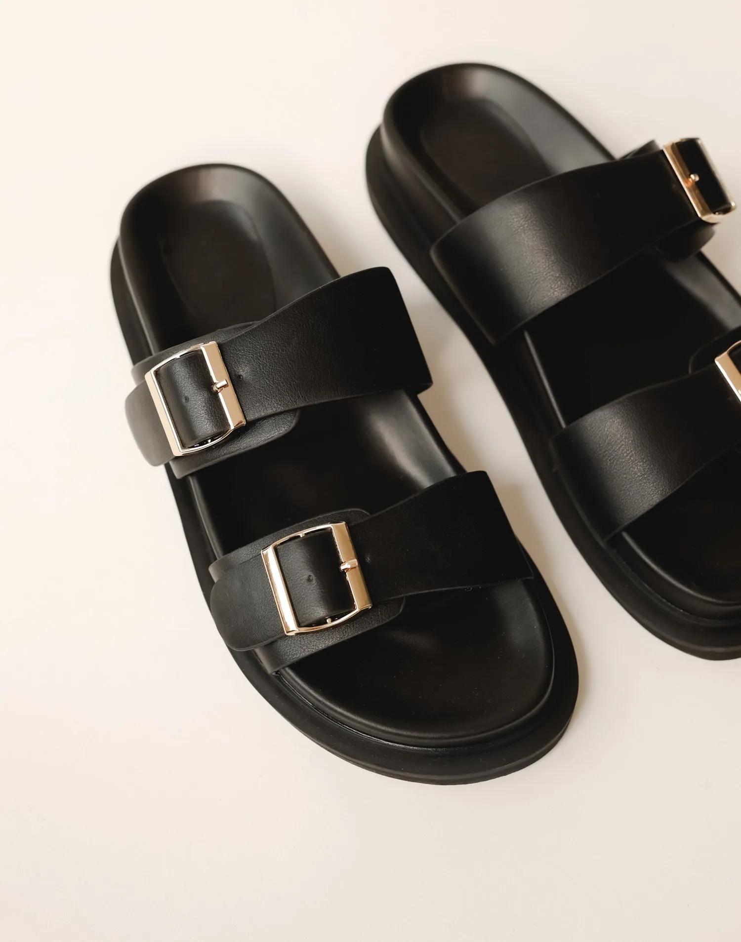 Imrie Slides (Black) - By Billini