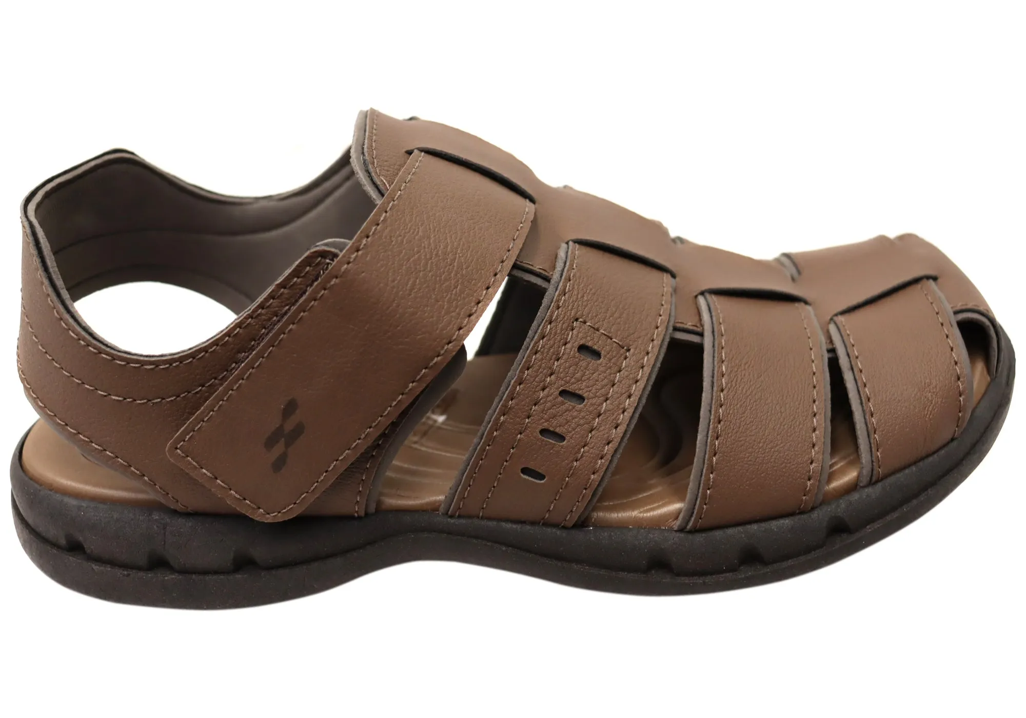 Itapua Parker Mens Comfortable Closed Toe Sandals Made In Brazil