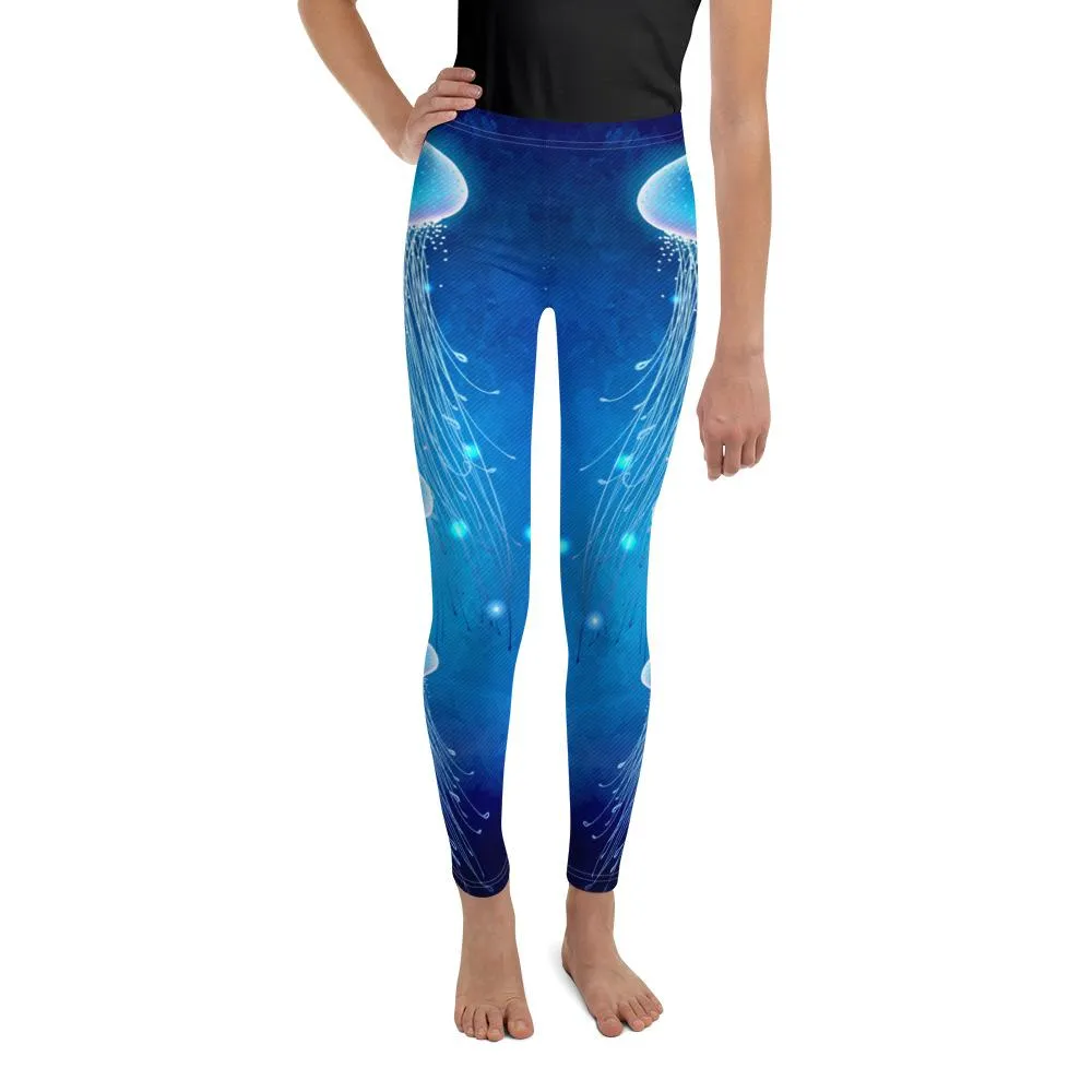 Jellyfish Scuba Diving Youth Leggings