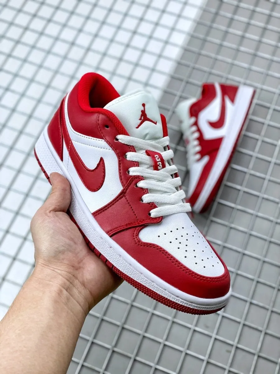 JORDAN 1 LOW x GYM RED WHITE