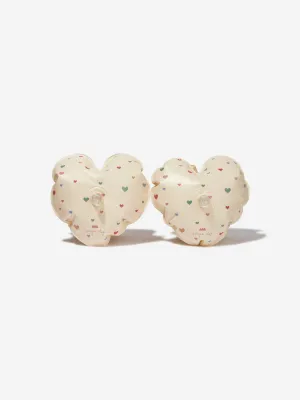 Konges Slojd Baby Multi Hearts Water Wings in Cream