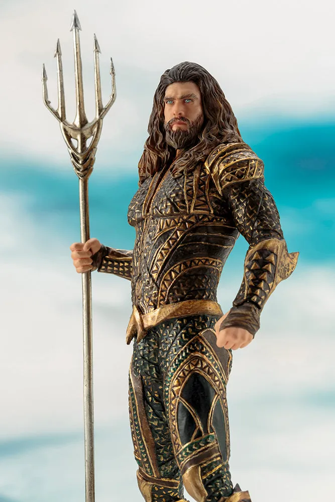 KOTOBUKIYA JUSTICE LEAGUE ARTFX AQUAMAN 1/10 SCALE- SV215