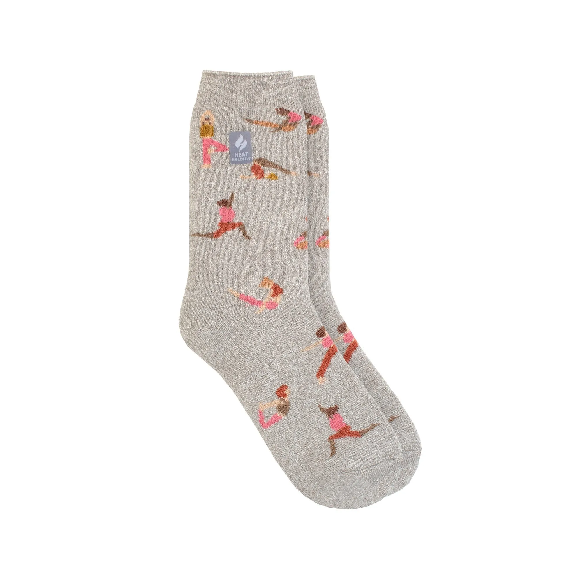 Ladies Lite Warm Wishes Hobby Socks - Positive Vibes