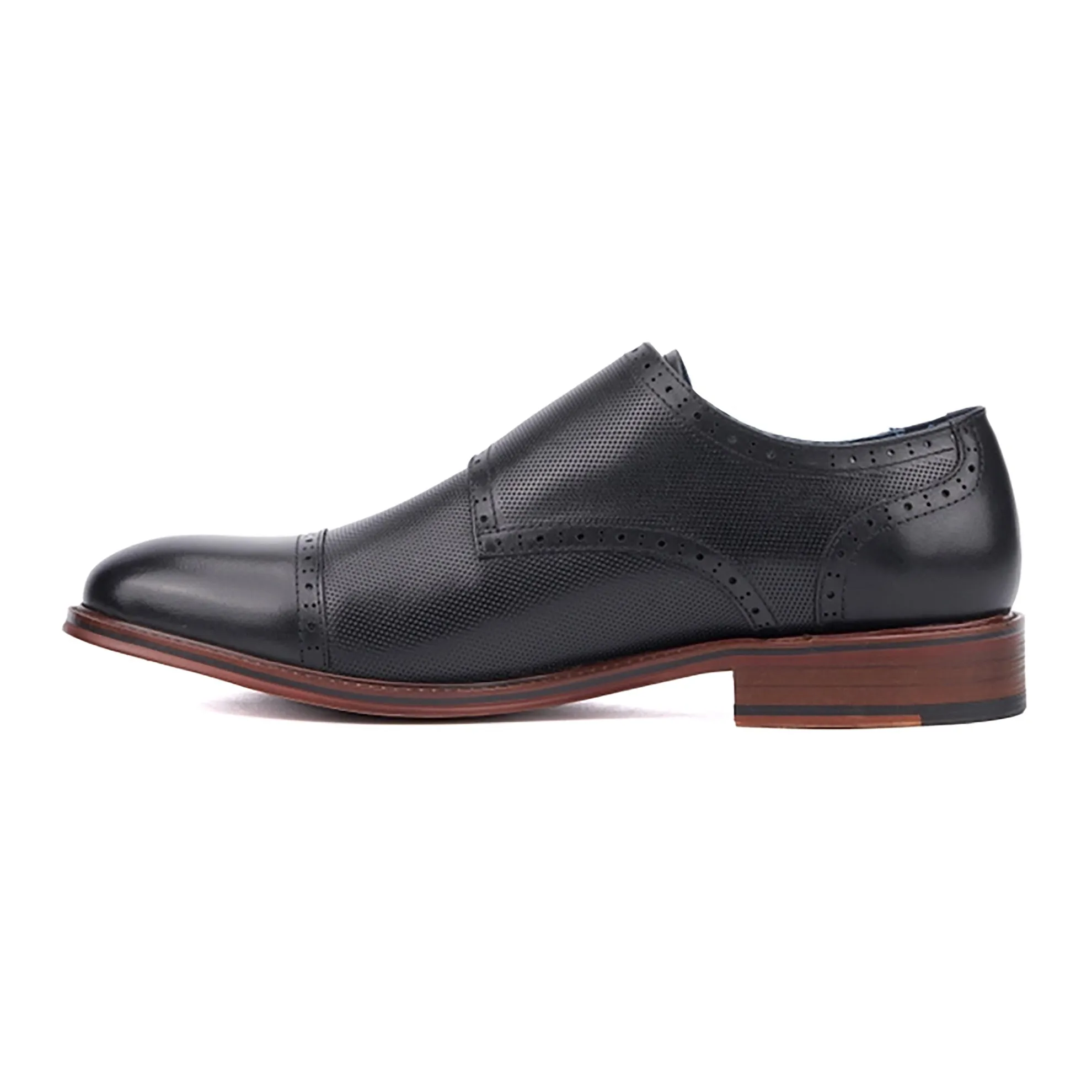 Leather Monk Strap Shoes