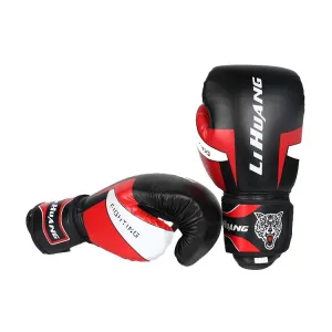 LIHUANG S1 Fitness Boxing Gloves Adult Sanda Training Gloves, Size: 12oz(Black)