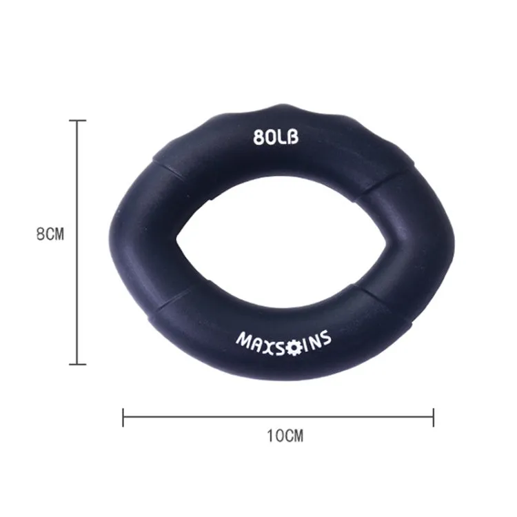 MAXSOINS MXO-009898 Silicone Finger Exercise Grip Device Olive Shape Rehabilitation Finger Pinch Device, Specification: 40 pounds of blue