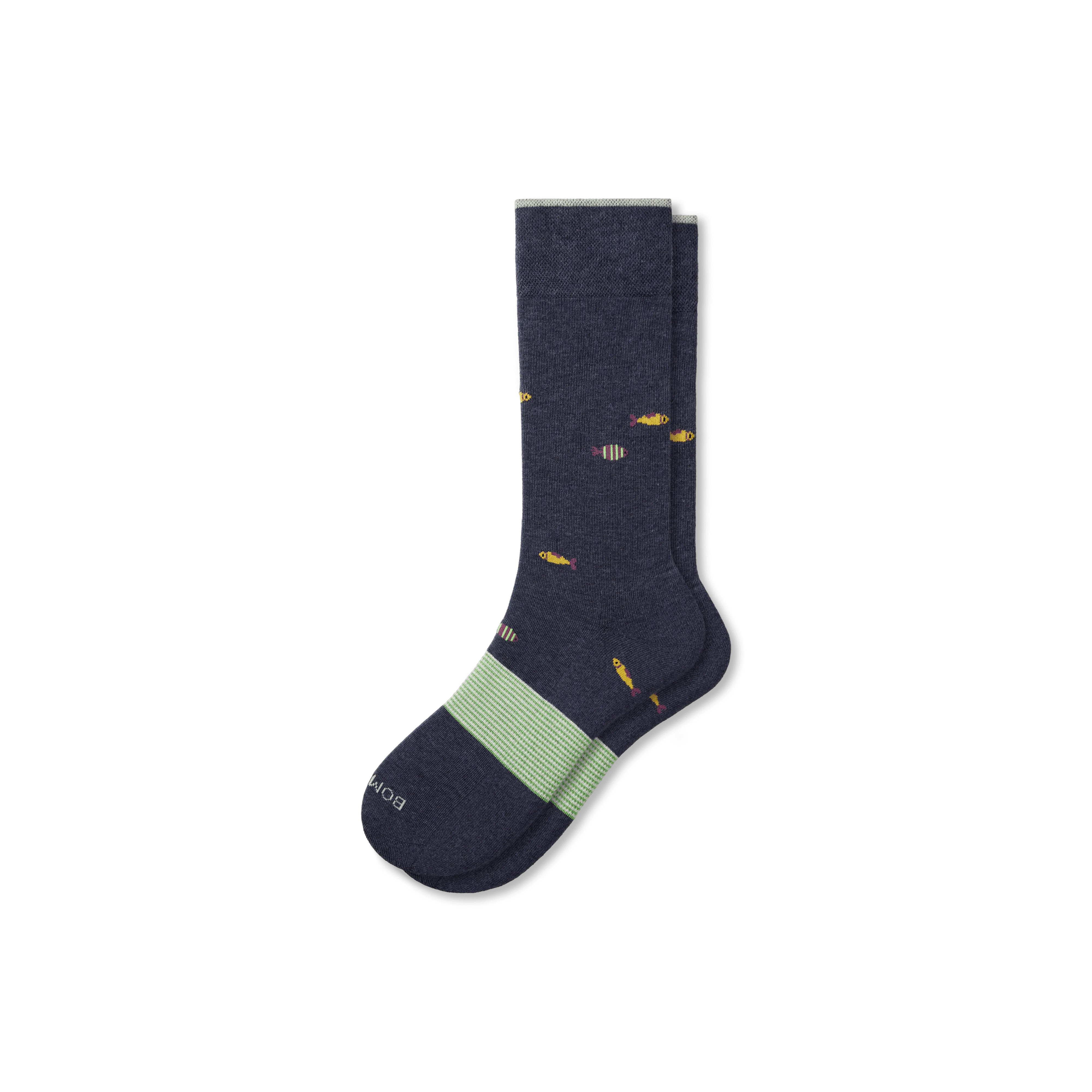 Men's Aquatic Dress Calf Socks