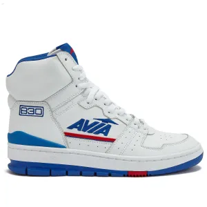 MENS AVIA LEGACY 830 WHITE / ROYAL BLUE-RED