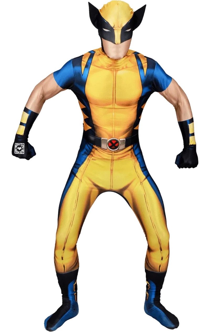 Mens Deluxe Wolverine Morphsuit with Zappar