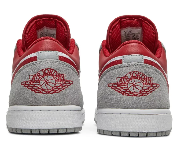 Men's Nike Air Jordan 1 Low SE (Smoke Grey/Red)