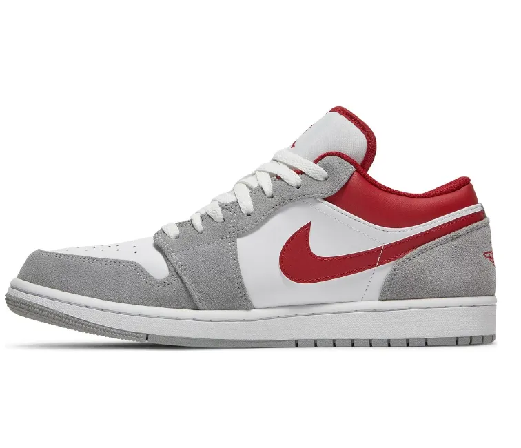 Men's Nike Air Jordan 1 Low SE (Smoke Grey/Red)