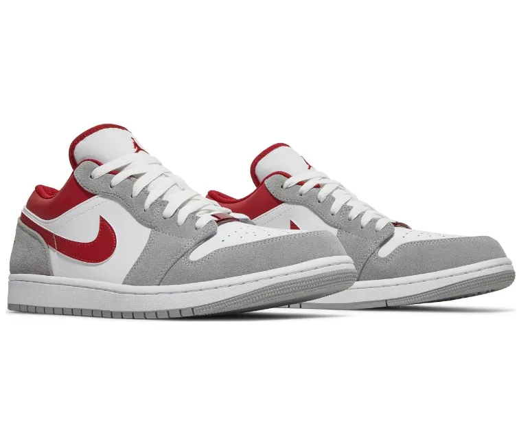 Men's Nike Air Jordan 1 Low SE (Smoke Grey/Red)