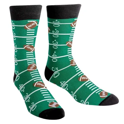 Men's Touchdown Football Crew Socks