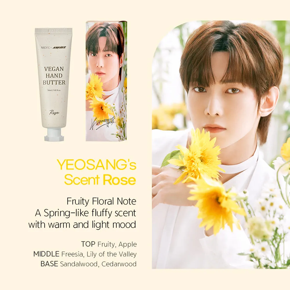 Nacific x ATEEZ Special Collaboration Scent In Bloom Vegan Hand Butter Set