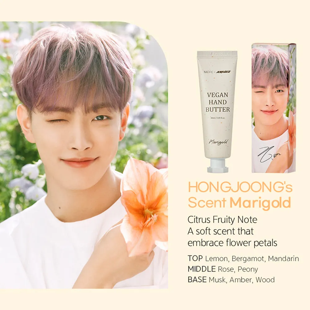 Nacific x ATEEZ Special Collaboration Scent In Bloom Vegan Hand Butter Set