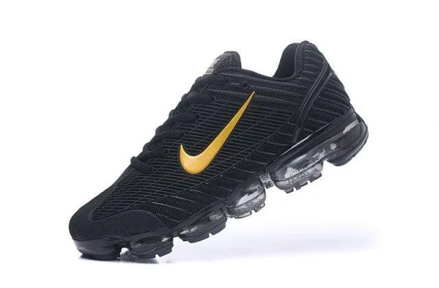 NAM Air VaporMax 2018.6 Kpu Black Gold Men's Running Sneakers