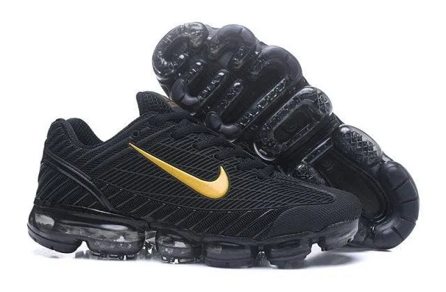 NAM Air VaporMax 2018.6 Kpu Black Gold Men's Running Sneakers