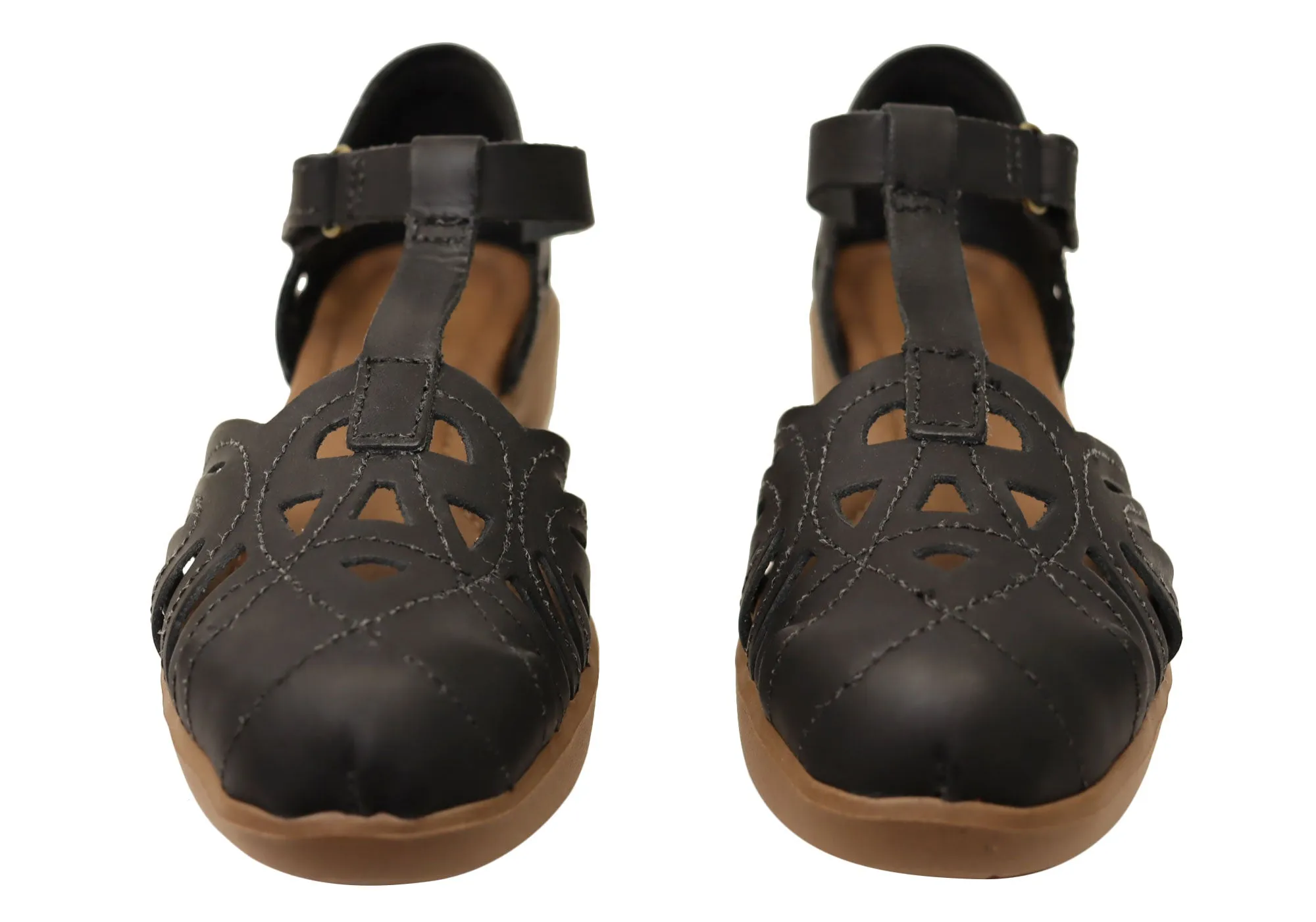 New Face Ingrid Womens Comfortable Leather Shoes Made In Brazil