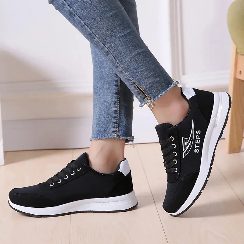 New Sneakers Women's Sports | 2022 Spring Fashion Lace-Up Casual Running Shoes | Vibrant Mixed Colors