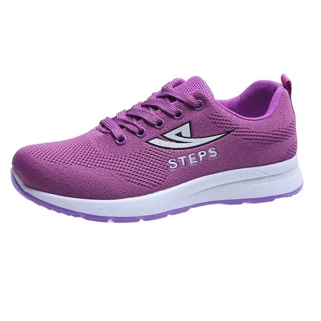 New Sneakers Women's Sports | 2022 Spring Fashion Lace-Up Casual Running Shoes | Vibrant Mixed Colors