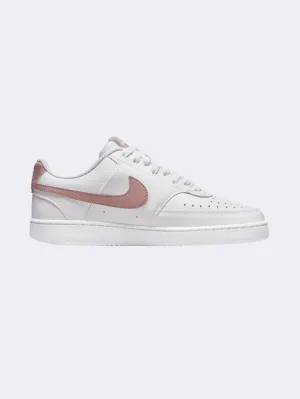 Nike Court Vision Low Women Lifestyle Shoes White/Pink