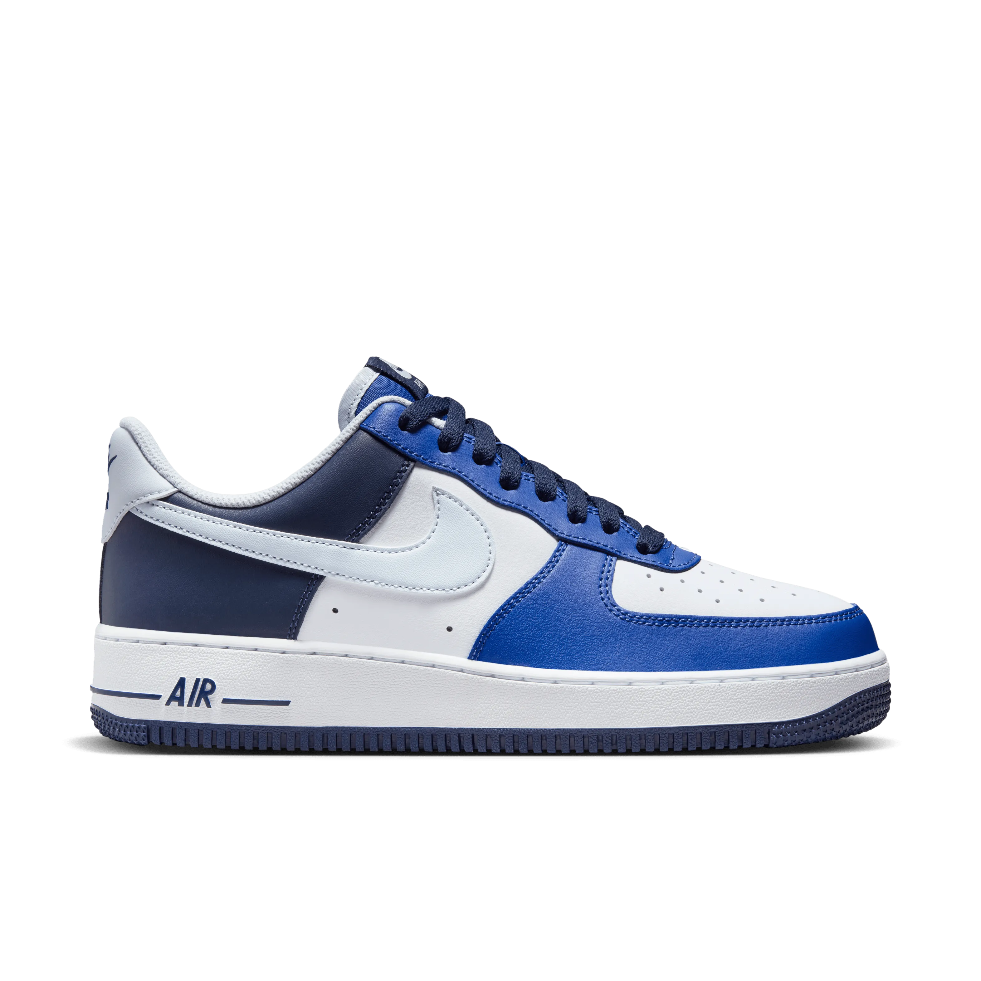 Nike - Men - Air Force 1 '07 LV8  - White/Football Grey/Game Royal