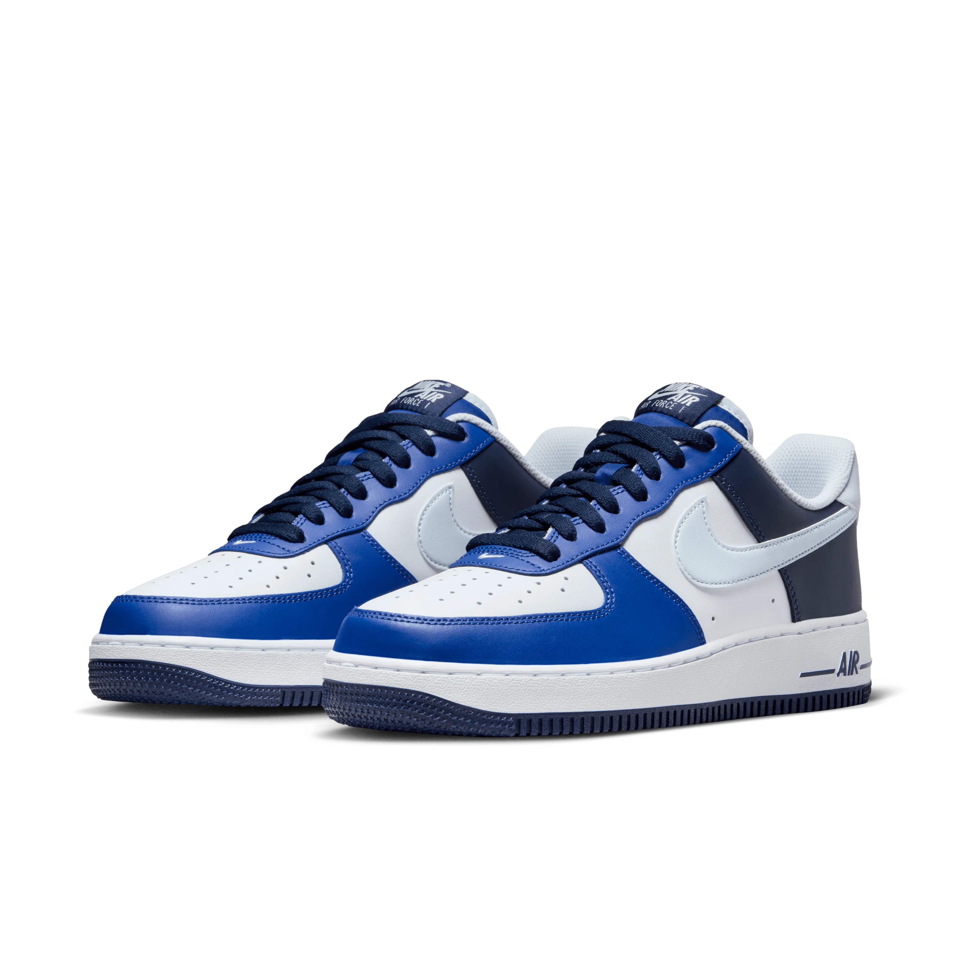 Nike - Men - Air Force 1 '07 LV8  - White/Football Grey/Game Royal