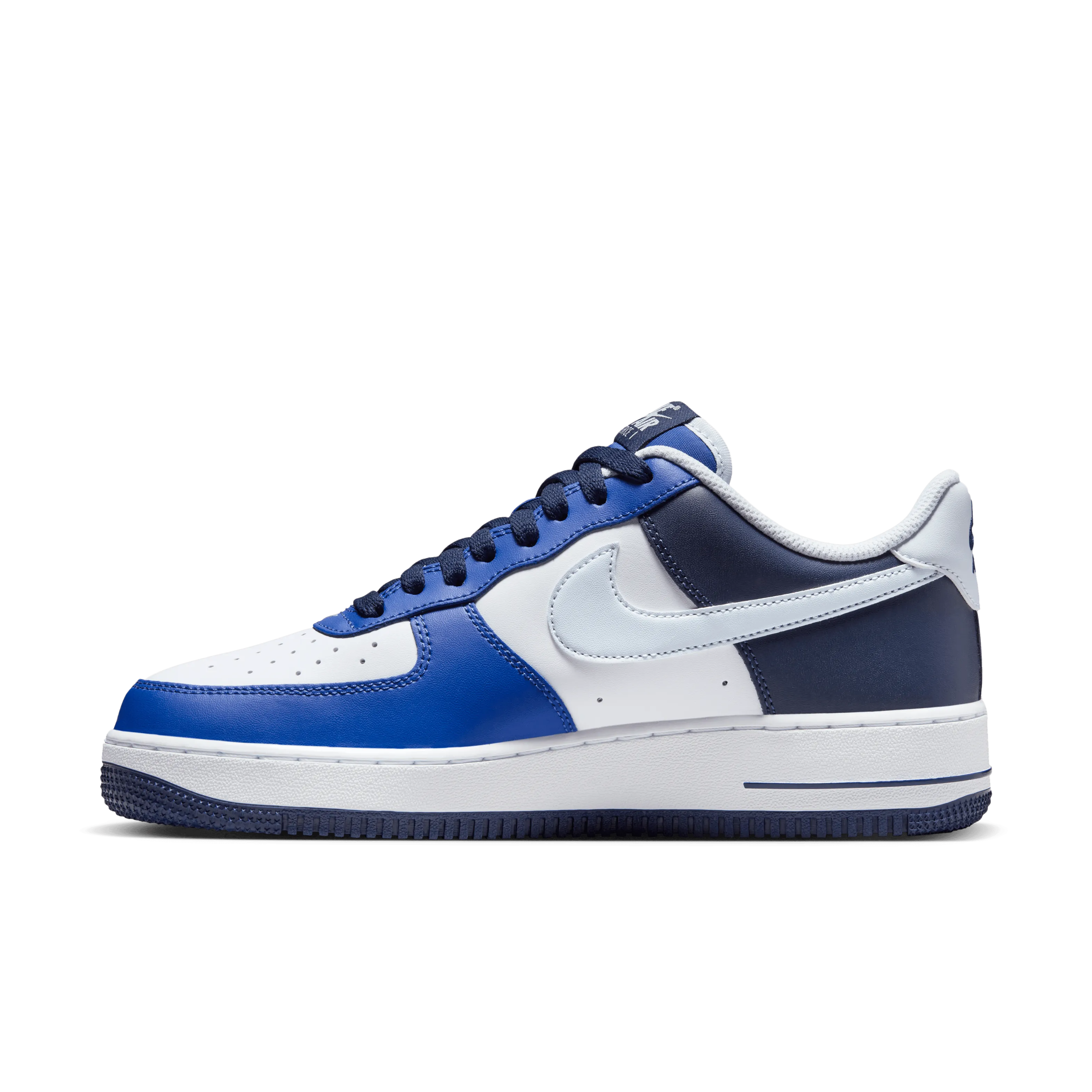 Nike - Men - Air Force 1 '07 LV8  - White/Football Grey/Game Royal