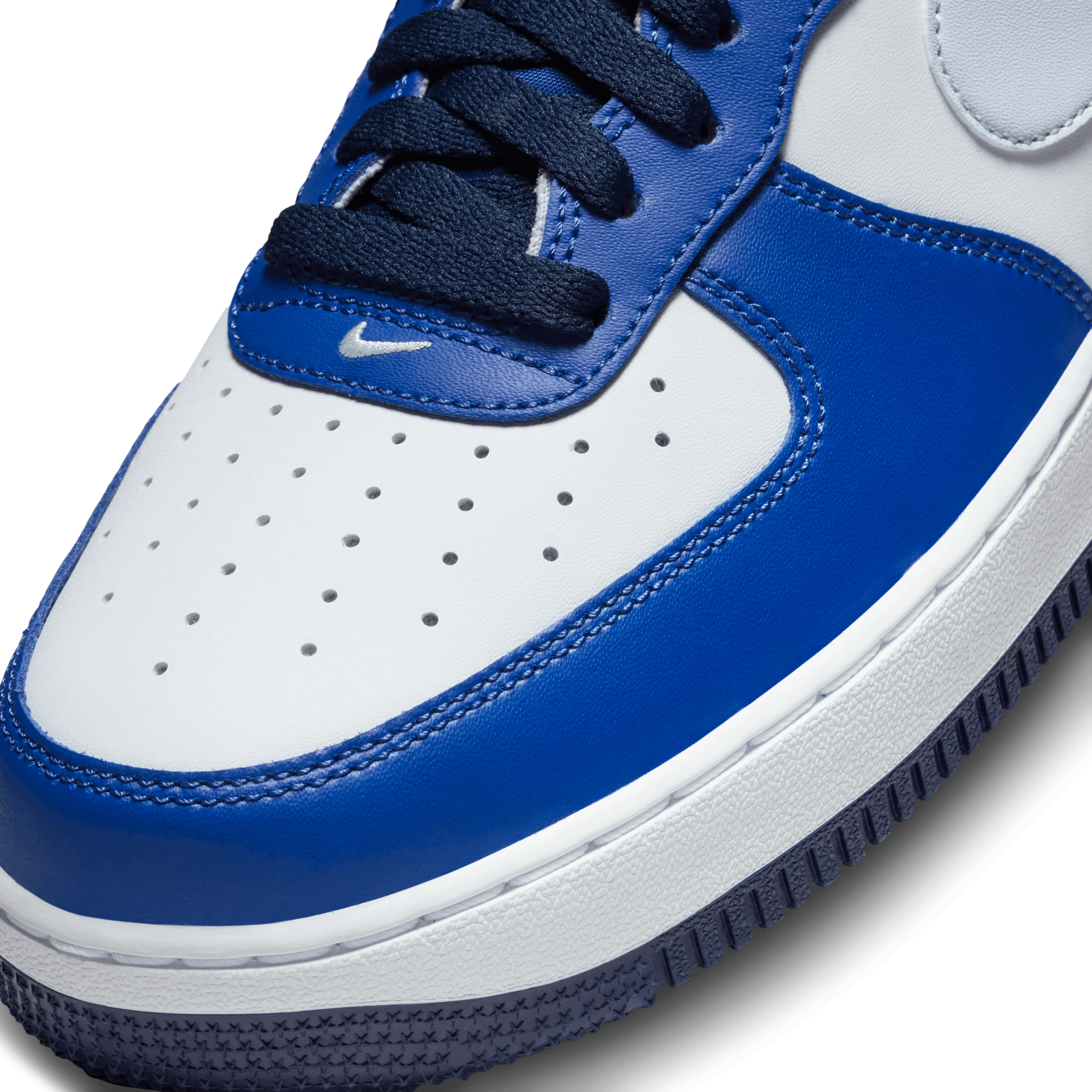 Nike - Men - Air Force 1 '07 LV8  - White/Football Grey/Game Royal