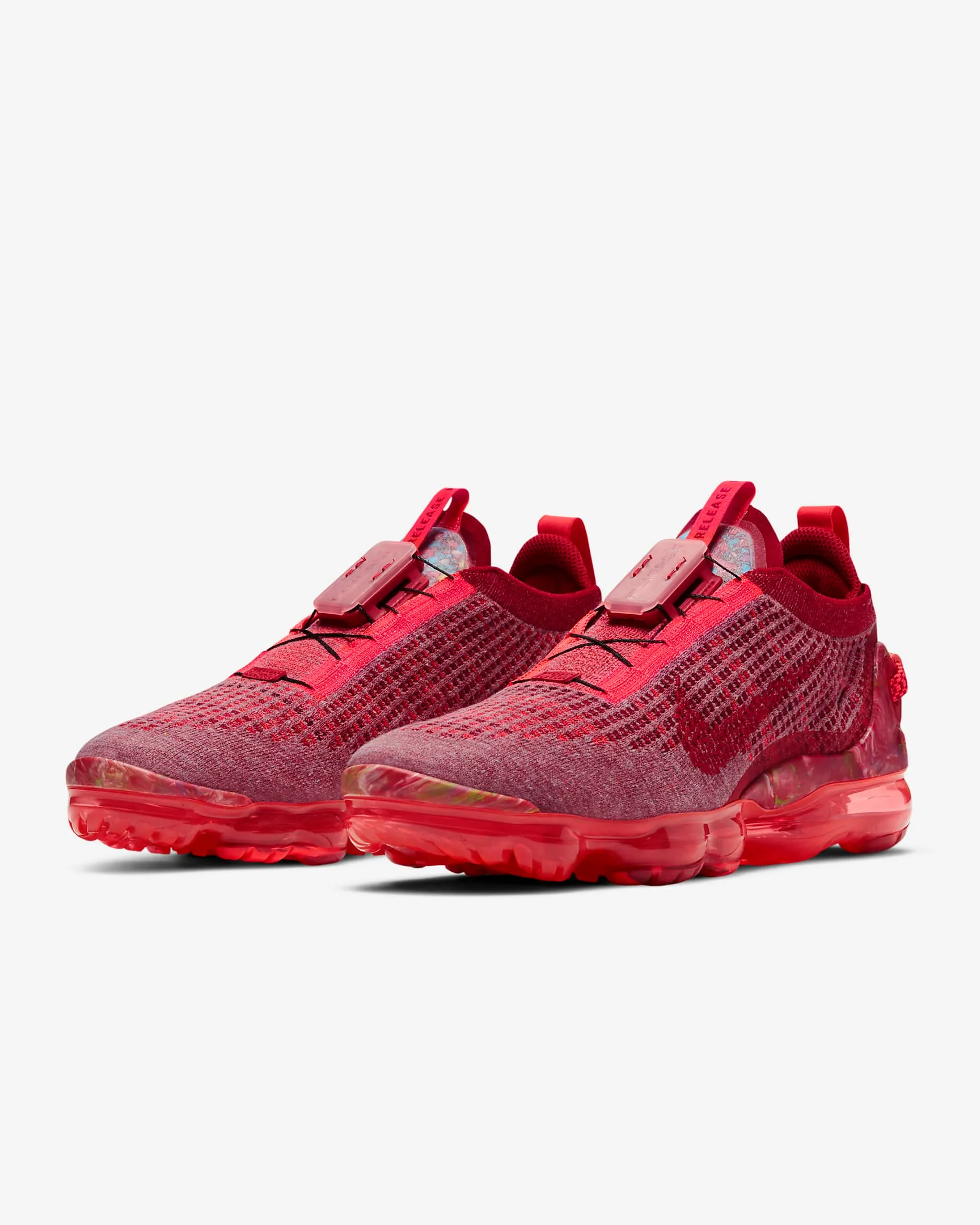 Nike Men's Air Vapor Max 2020 FlyKnit Shoes - Team Red / Flash Crimson / Gym Red