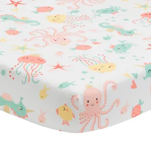 Ocean Mist Fitted Crib Sheet