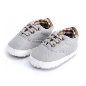 Plaid Boys Baby Shoes