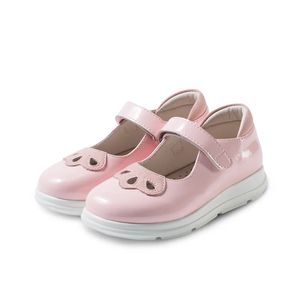 Preppy Girls Leather School Shoes