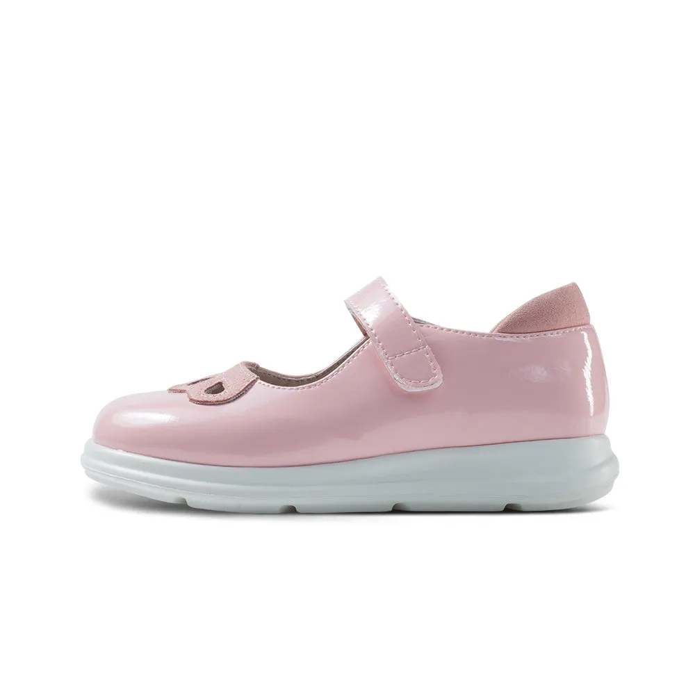 Preppy Girls Leather School Shoes