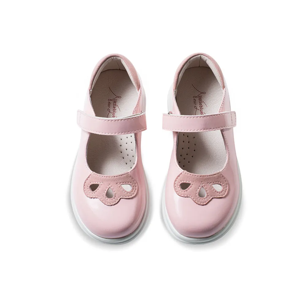 Preppy Girls Leather School Shoes