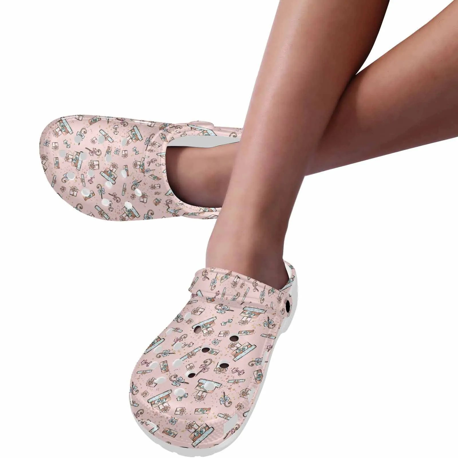 Presents  Custom Print Adults Clogs