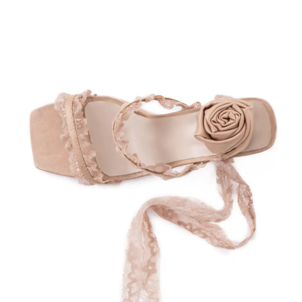 ROMANTICA NUDE SANDALS