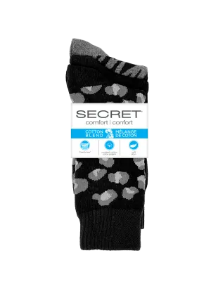 SECRET® Comfort Cotton Fashion Crew - 3 Pairs